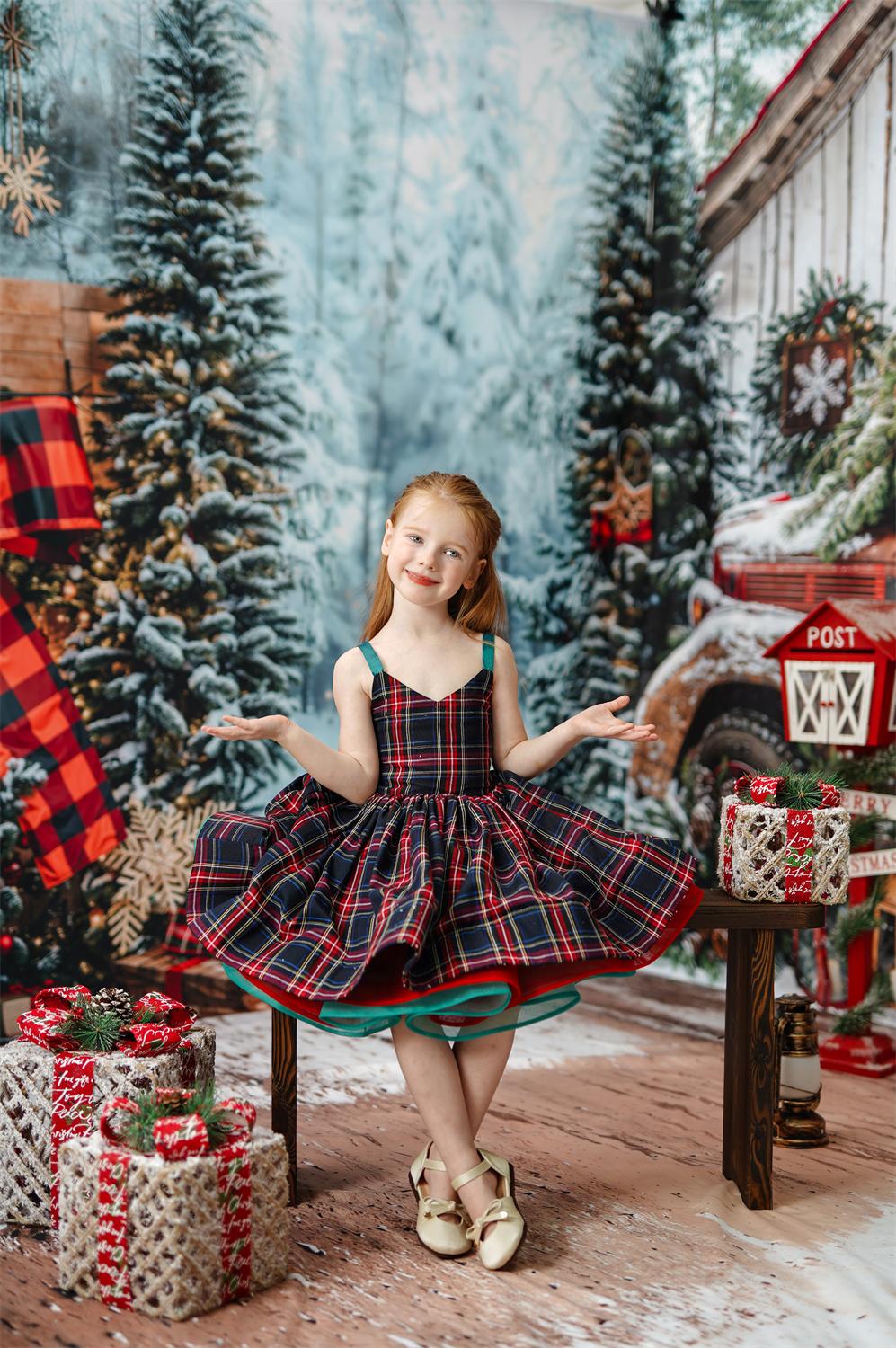 Kate Treated Wood Bench for Photography